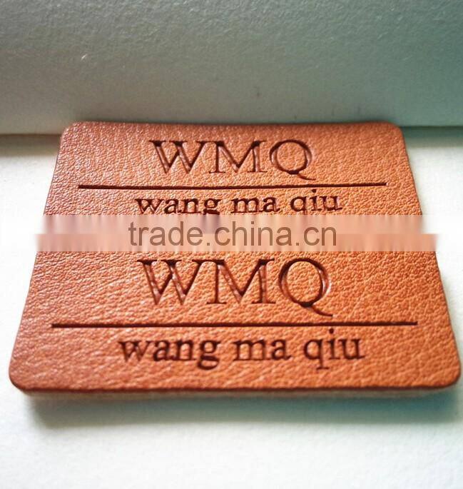 Custom Embossed Leather Label for Jeans
