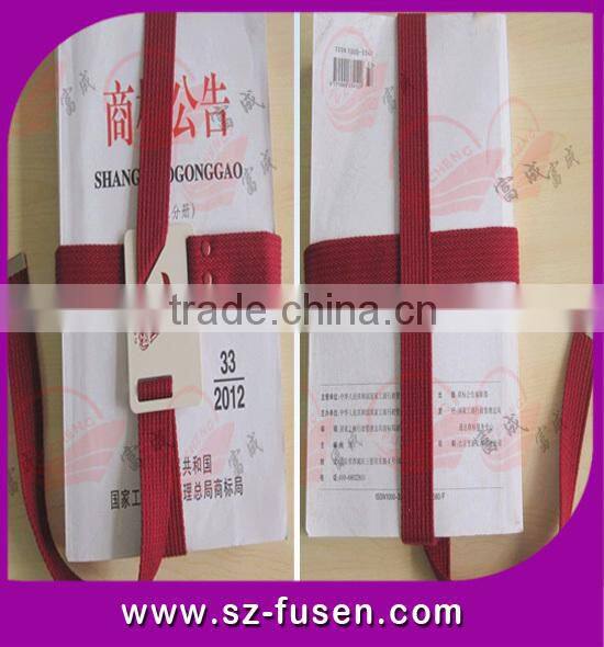 custom any color hook loop book strap