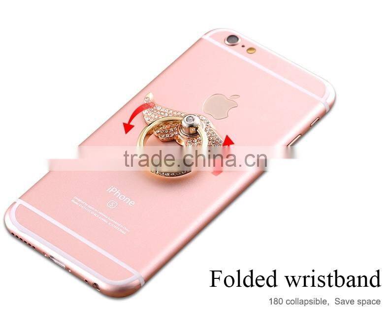 Fashion 360 Degree Metal Finger Ring Mobile Phone Smartphone Stand Holder For iPhone Samsung Smart Phone GPS MP3 Car Mount Stand