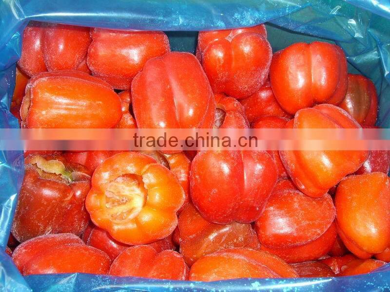 Red Capsicum Sliced Frozen Red Pepper