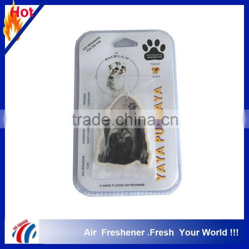 2016 Advertising Promotional Paper Air Fresheners with blister packing
