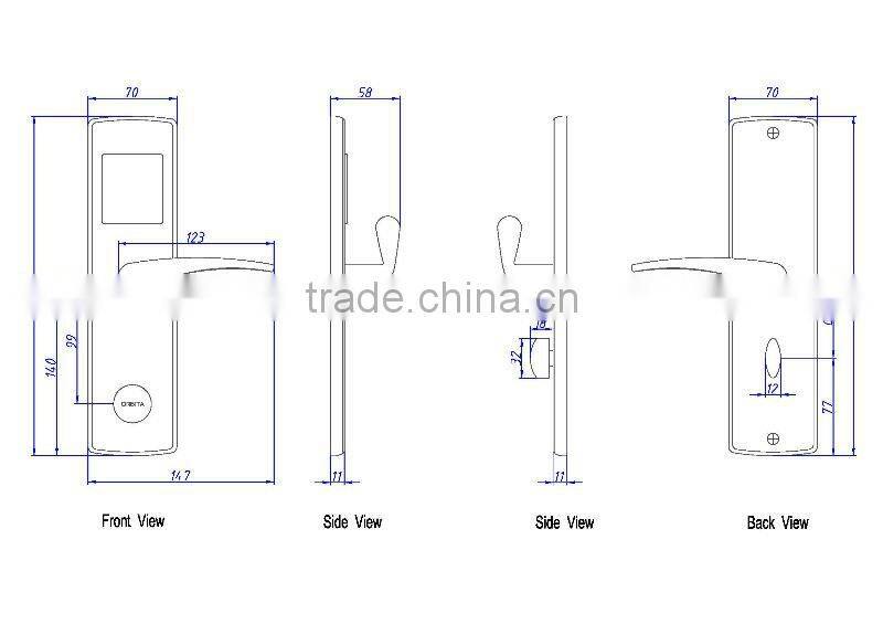 orbita e3030 hotel door lock system