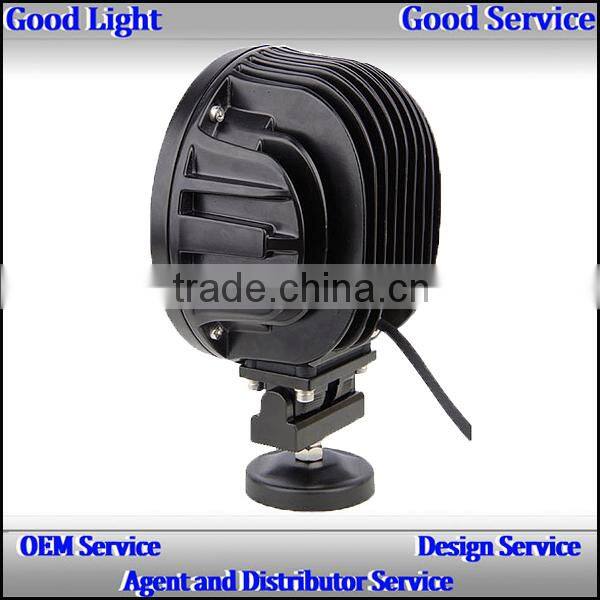 ip67 80w 7inch amber yellow c-ree led shockproof round Heavy duty fog light work lamp for trucks 4x4 cars