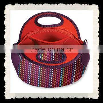 Zippered Insulated Neoprene Lunch Bag