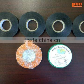 PVC tape rubber adhesive insulation tape UL,ROHS,REACH,CE lOW VOC /pvc electric tape