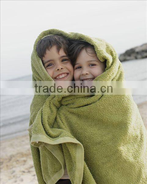 Factory wholesale cotton material solid color cheap face towel fabric