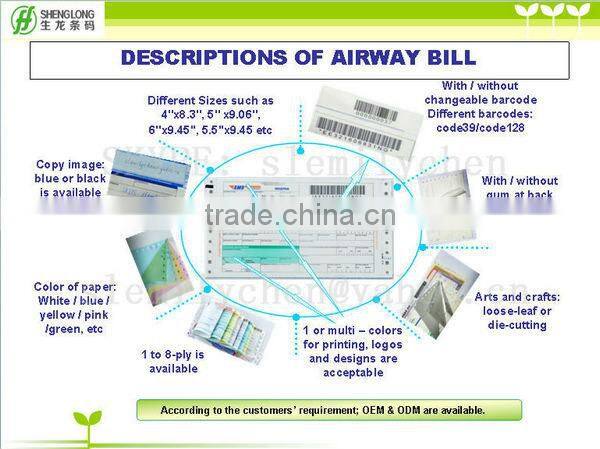 barcode air waybill