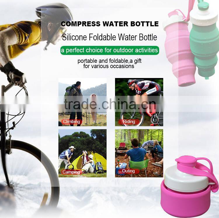 Wholesale Unique Design Silicone Disposable Drinking Bottle