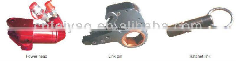 Low profile hydraulic hexagon cassette torque wrench