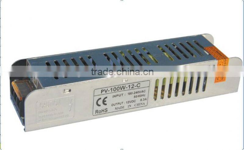 switching power supply 100w 12vdc led power supply 12v