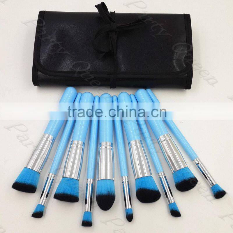 White Professional Make Up Brushes Set With Flower Bag Case