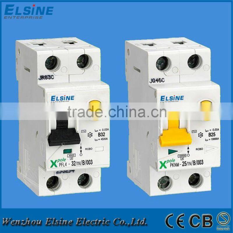 10KA 2P 40A FL7-40 Electronic type RCBO Residual Current Operated Circuit Breakers with intergal Overcurrent Protection