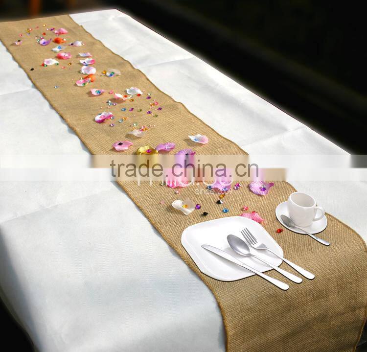 Burlap table runner