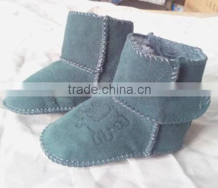 winter sheepskin lovely kids wholesale shoes