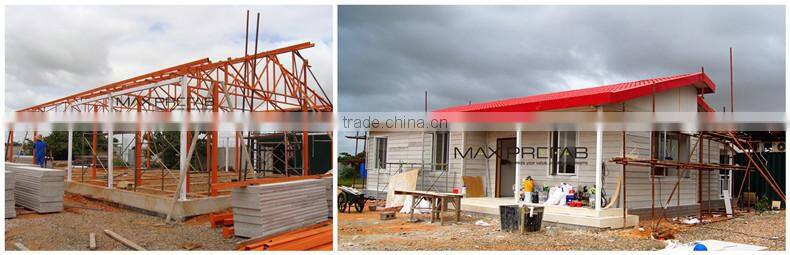 Fast construction steel structure prefab villa house