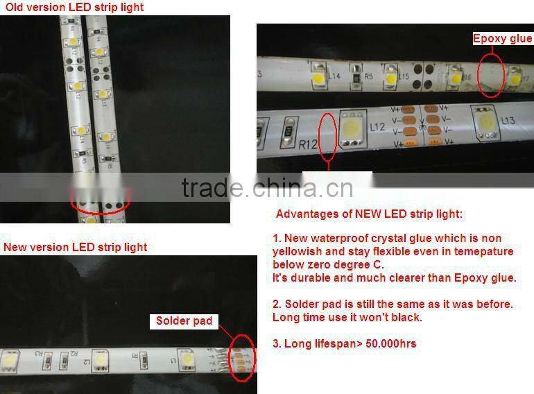 High quality 12 volt led light strips dmx rgb led strip light flexible 5m