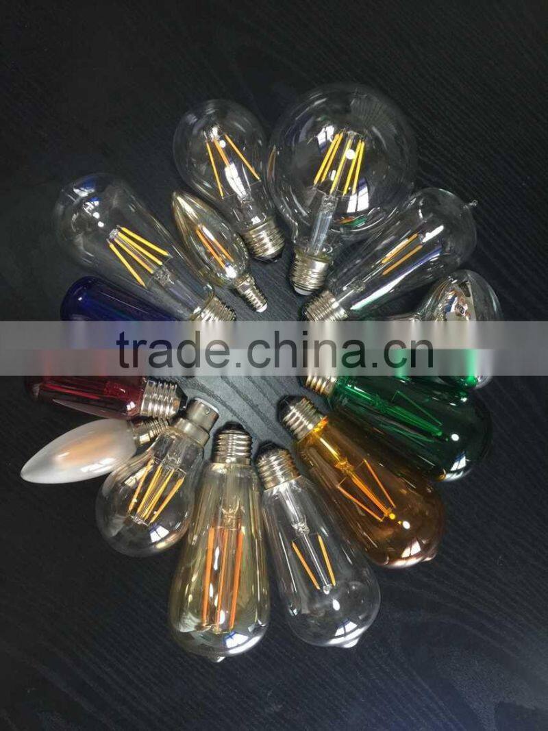 Top China supplier creative carbon filament 6w led filament bulb