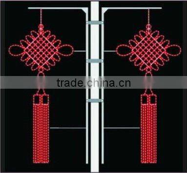 2013 Long lifespan street decoration pole mounted motif/landscape lights
