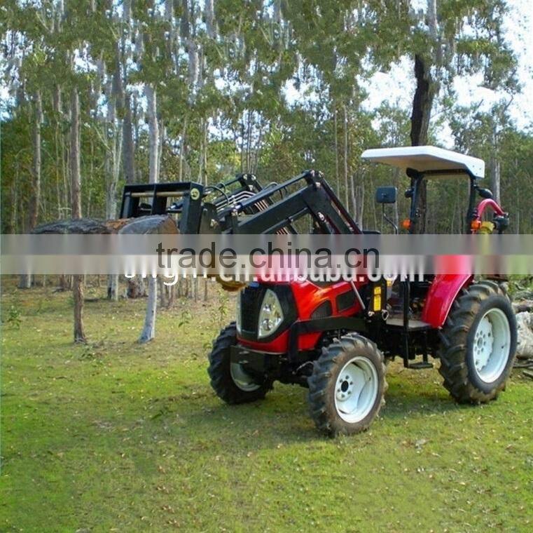 CE certificate Europe type Quick hitch Tractor Front end loader with Pallet Fork