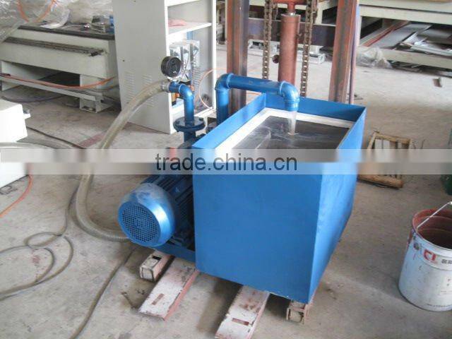 embossing machine at wood