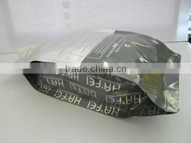 cheap shampoo sides gusset plastic bag