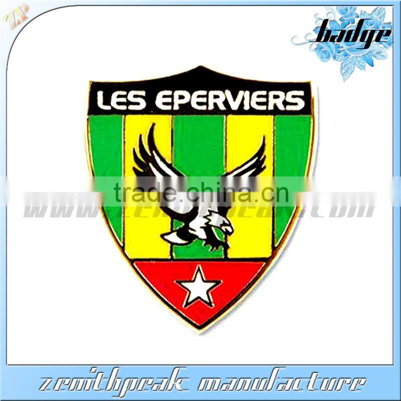 New products metal square name lapel pin/silver name pins/cheaper name lapel pin badge