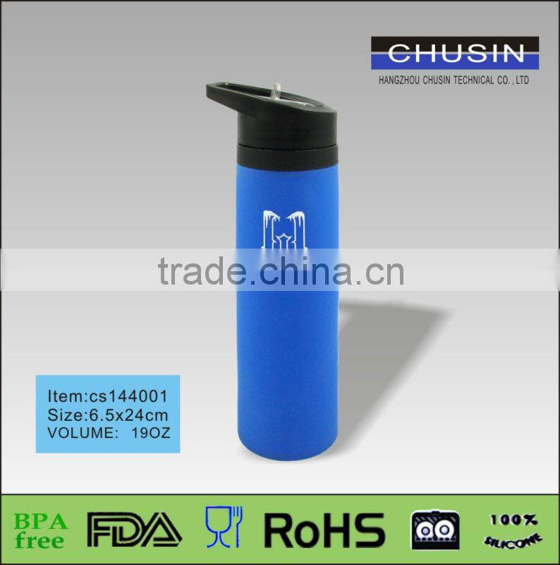 2014 New Eco Squeeze Silicone Water Bottle