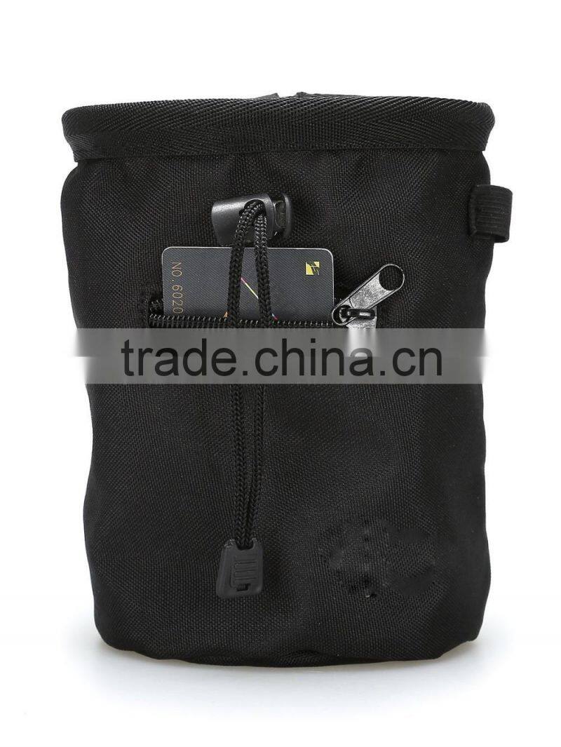 Rock Climbing Weightlifting Chalk Bag With Drawstring Closure