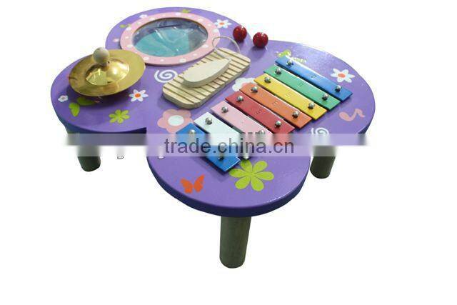 New wooden eight harps instrument combination musical toy for kids