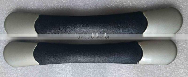 Plastic luggage bag carrying handle,Luggage case plastic handle parts,Suitcase accessories zinc alloy handle