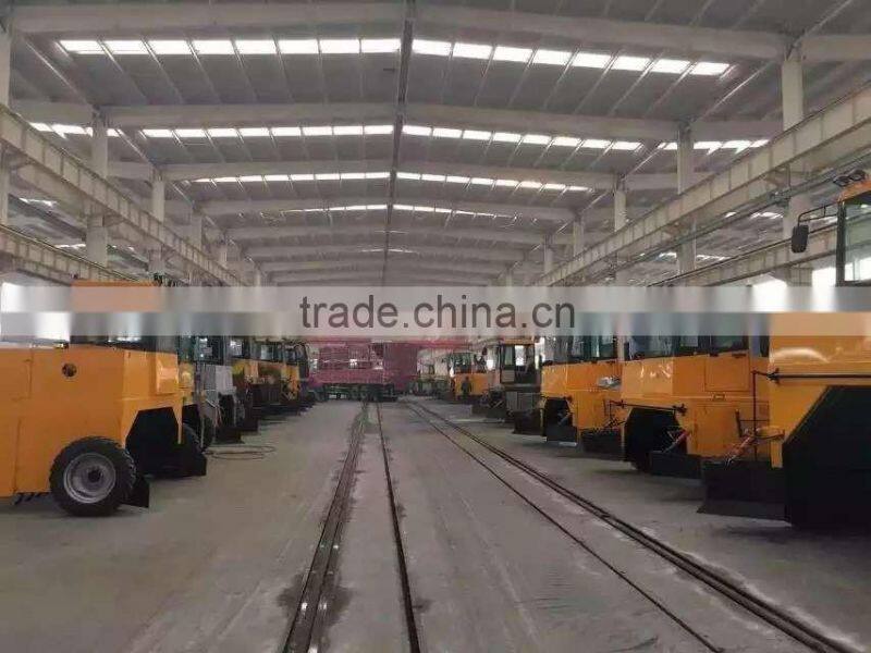 A compost bin crawler turning machine