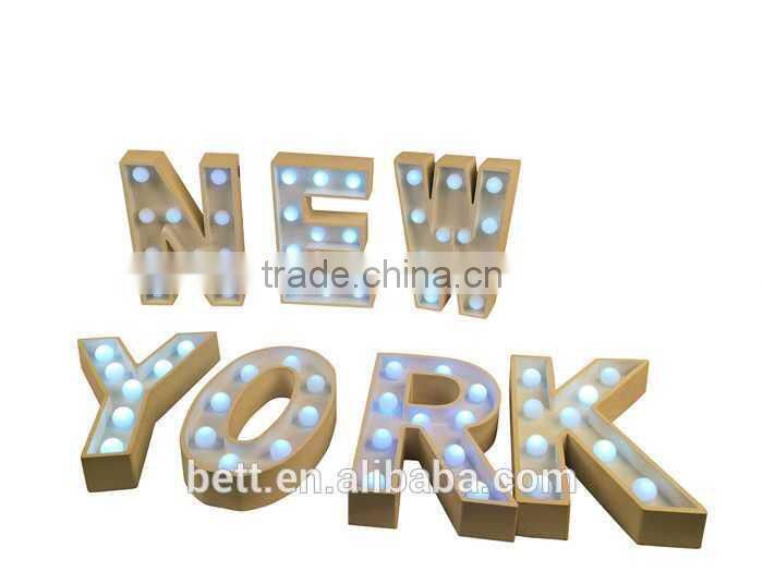 direct manufacture of wedding decoration led letter lights