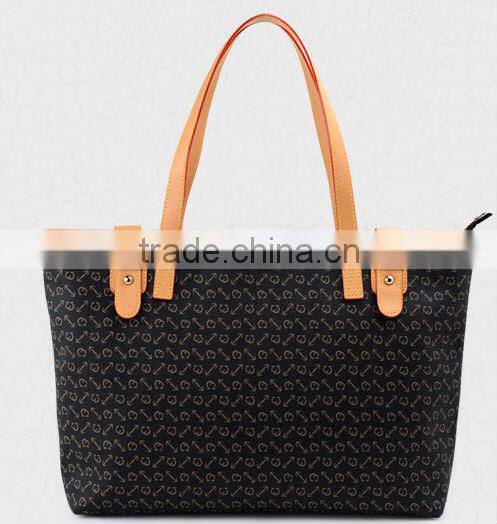new design pu leather bags ladies casual tote handbags