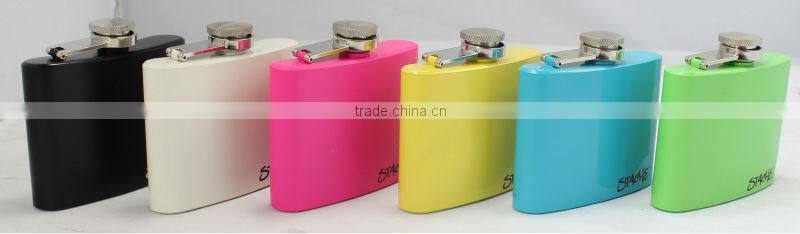 1oz mini stainless steel hip flask shaped hip flask