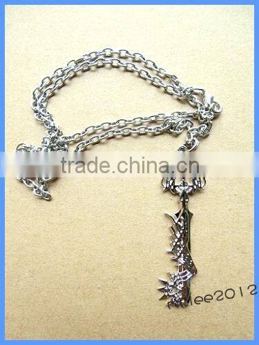 Kindom Hearts Sora Roxas Keyblade/Key Blade Ultima Pendant Charm Necklace