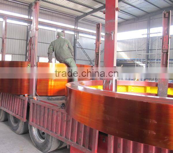 Steel castin kiln tyre rotaty ASTM1045