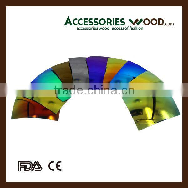 Round wood frame sunglases UV400 eyewear custom wooden sunglasses
