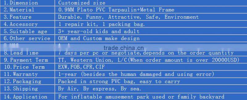 High quality metal frame inflatable swimming pool Hire for sale