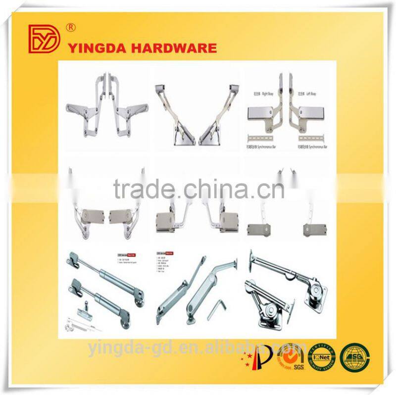 Rubber head pneumatic lid stay gas spring cabinet door support