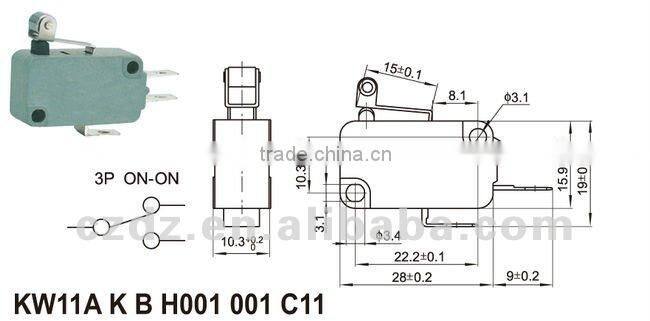High quality low price push button zippy Micro switch,microswitch button for games machine