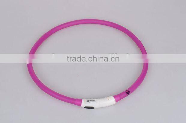 New Usb Rechargeable Led Flashing Dog Collar
