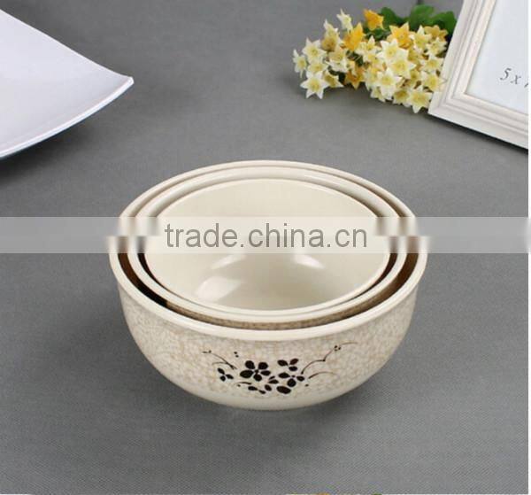 High Quality food grade plastic round soup bowl,melamine bowl in factory price