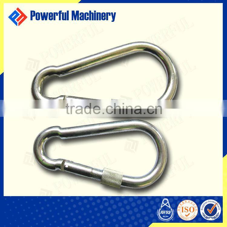Spring Carabiner Clip with Screw