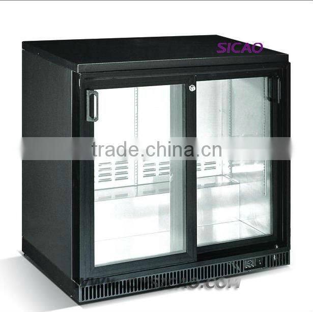 Fan colling system beer freezer 220v/110v fridge for sale dual door beer fridges