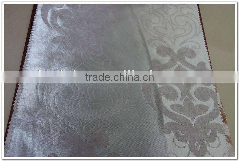 2013Abstract Bedroom Yarn Dyed Model Blackout Decorative Jacquard Curtain Fabric