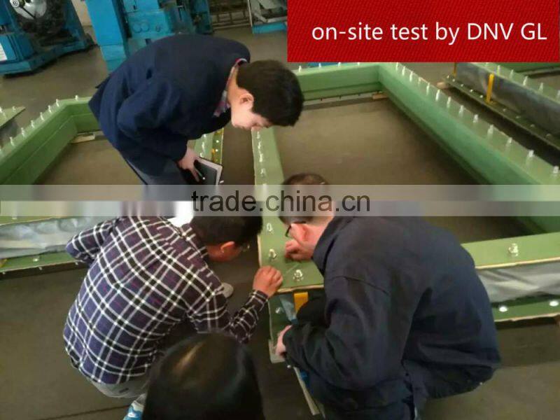 rectangular non-metallic fiberglass fabric expansion joint