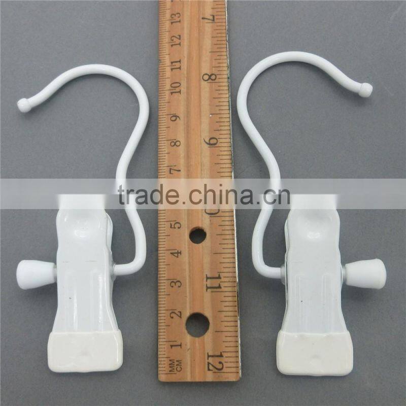 HH brand clip hanger metal clip hanger with black/white tips