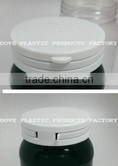 pet plastic bottle 200ml pill bottle flip top cap