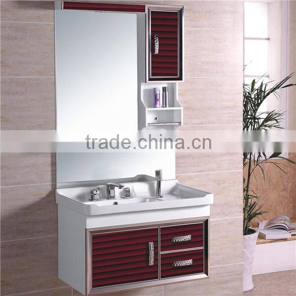 New design hanging wooden wall-mounted bathroom vanity