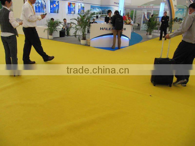 Needle Punched Nonwoven Plain Surface Exhibition Carpet